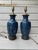 Chinese 1980s Chinese Blue Porcelain Jar Lamps - Pair of 2. For Sale - Image 3 of 5