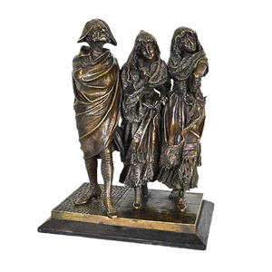 Sculpture of Bronze Elegant Figures