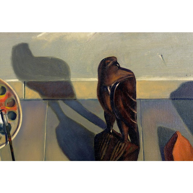 Maximilian Ciccone, Composition, Oil on Canvas For Sale - Image 4 of 8
