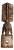 Leti Ancestor Figure in Patinated Hand-Carved Wood, Indonesia For Sale