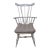 Vintage Maple Comb Back Rocking Chair White For Sale