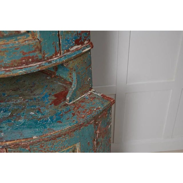 Swedish Folk Corner Cabinet For Sale - Image 11 of 13