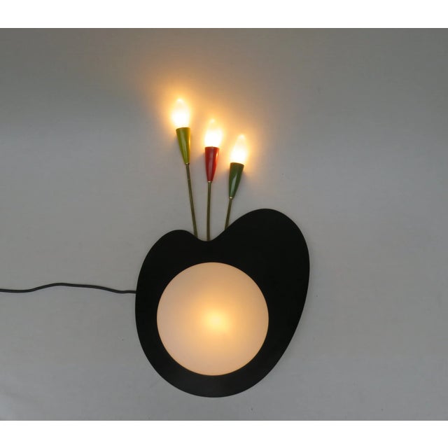 Sconce in the form of a Painter's Palette from Kaiser-Leuchten, 1950s For Sale - Image 6 of 18