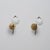 1950s Vintage Italian Brass and Opaline Globe Sconces, 1950s, Set of 2 For Sale - Image 5 of 12