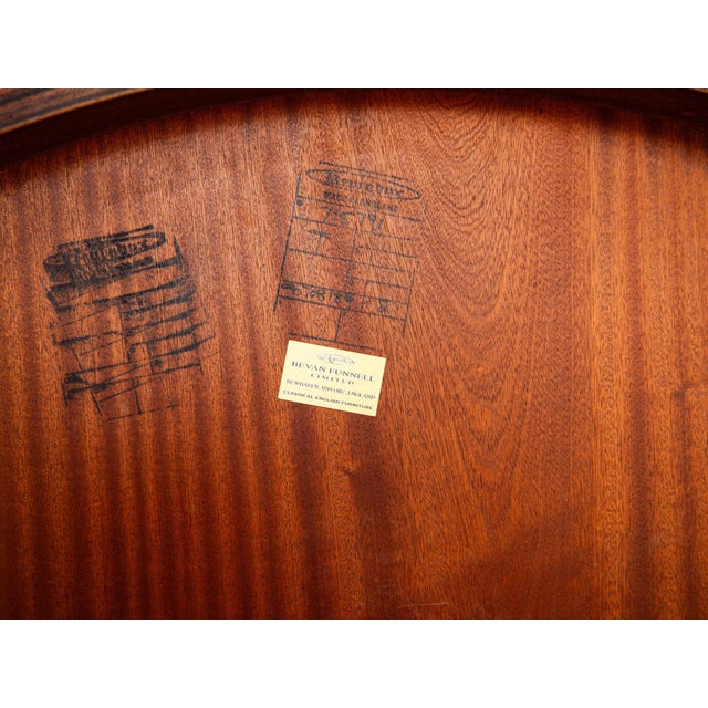 Brown Federal Style Vintage Mahogany and Gilded Table by Bevan-Funnell For Sale - Image 8 of 11