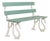 Iron Serpent and Twig Garden Bench, English Mid 20th C. For Sale