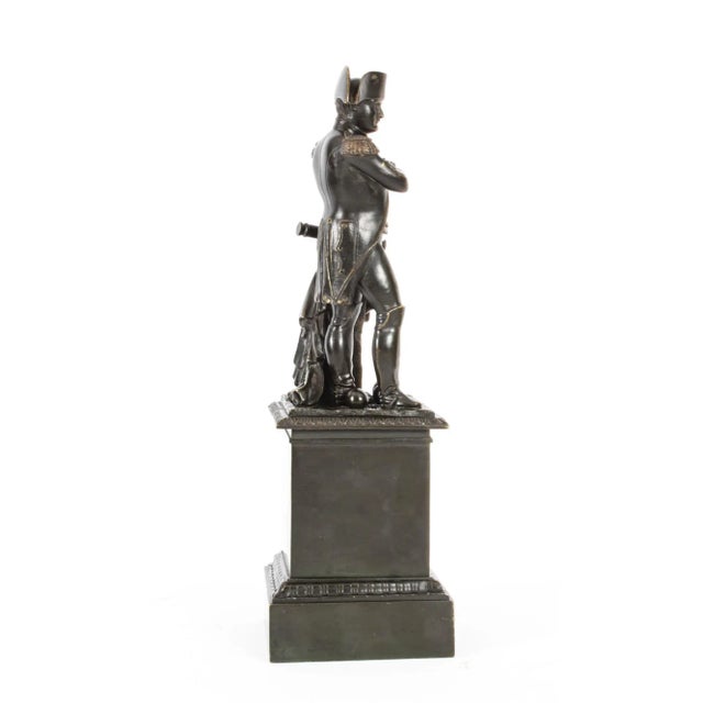 19th Century Napoleon Bonaparte Library Bronze Sculpture For Sale - Image 14 of 17