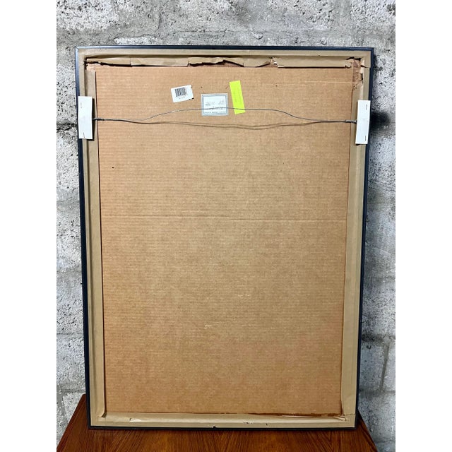 1990s Gary Blehm "Find the Two Identical Penmen" Framed Original Poster For Sale - Image 12 of 13