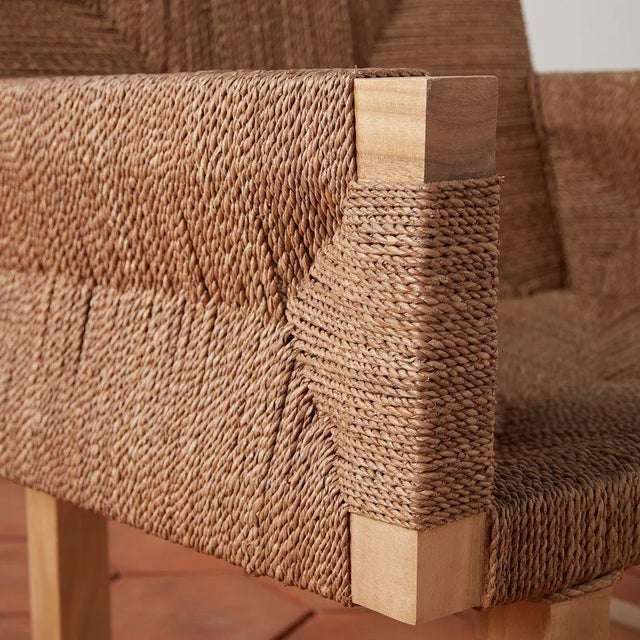 Contemporary Textura Beechwood Lounge Chair For Sale - Image 3 of 7