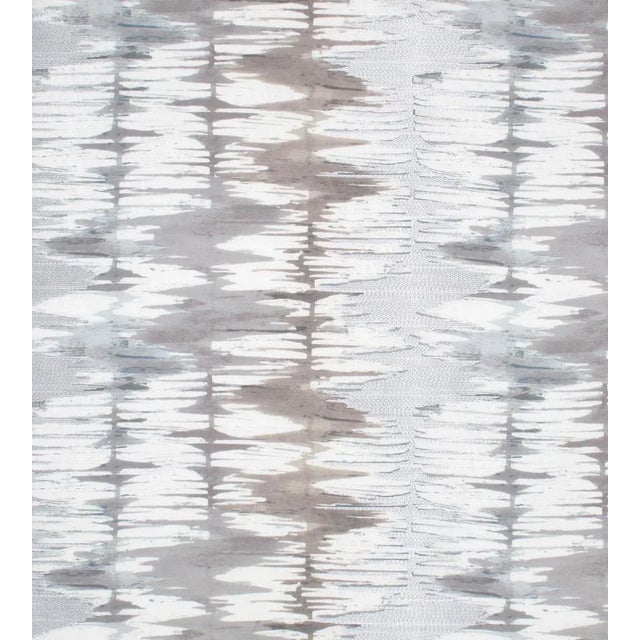 Sample - The House of Scalamandré River Delta Fabric, Silverpoint For Sale