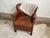 Vintage Distressed Brown Leather Club Chair For Sale - Image 17 of 17
