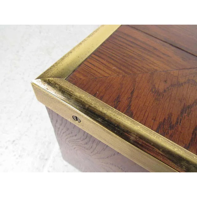 Coffee Mid 20th Century Square Mid-Century Modern Coffee Table For Sale - Image 8 of 11