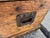 Antique Late 19th Century Pine Tool Chest / Strong Box With Hand-Cut Dovetails & Iron Hardware For Sale - Image 11 of 12