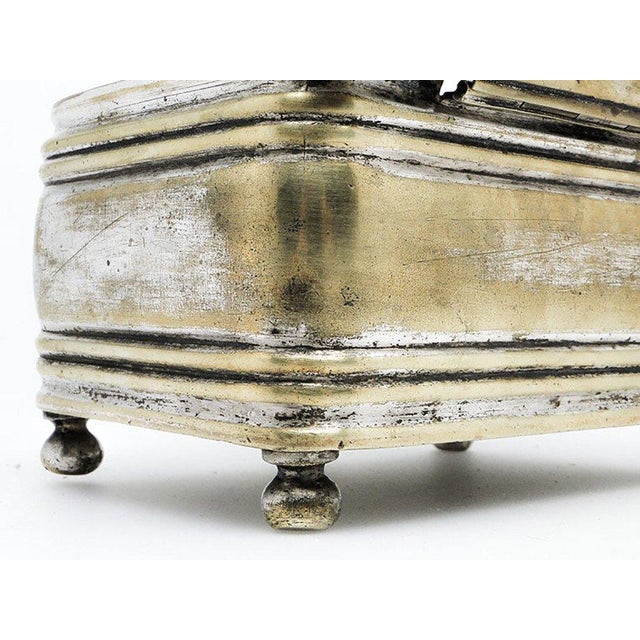 Plated Brass Sugar Bowl from Henneberg Brothers, Warsaw, Poland, 19th Century For Sale - Image 3 of 9