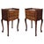 19th Louis XV Style French Darkness Oak Nightstands With Claw Finish Legs For Sale - Image 12 of 12