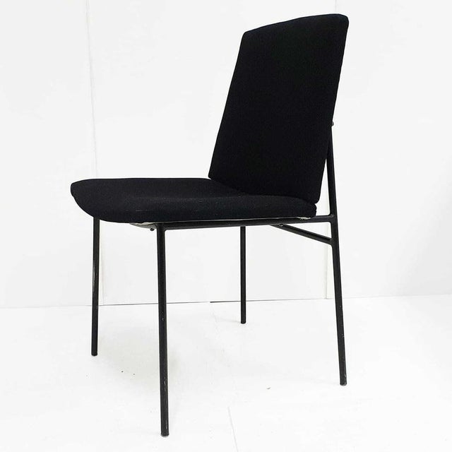 Fair condition. Usual signs of wear, particularly on the steel frame; the seat foam is worn. Backrest in good condition....