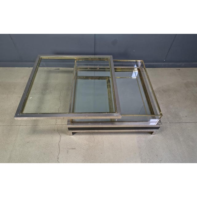 Black Vintage Sliding Top Coffee Table, 1970s For Sale - Image 8 of 18