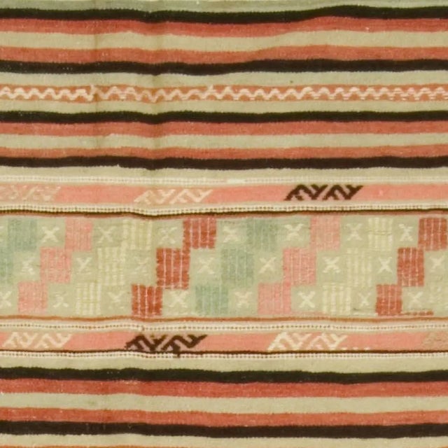 1940s Vintage Turkish Kilim 9'5 X 5'4 For Sale - Image 5 of 8