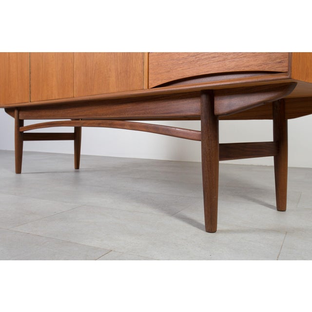 Scandinavian Teak Sideboard attributed to Gustav Bahus, 1960s For Sale - Image 4 of 18