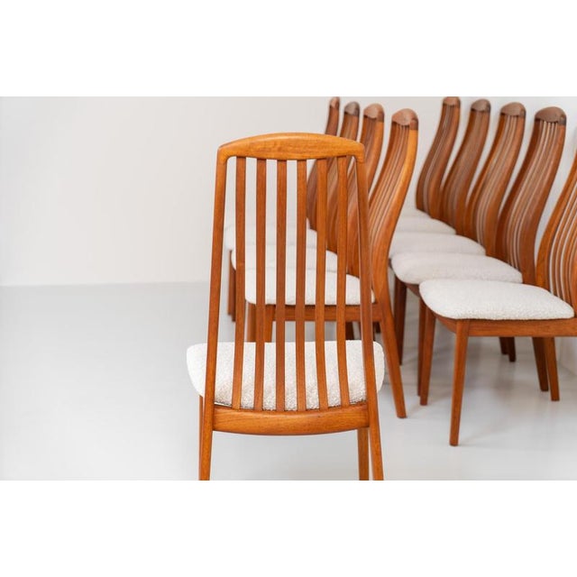 Dining Chairs from Schou Andersen, Denmark, 1950s, Set of 10 For Sale - Image 11 of 12