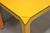 Wood Vintage Hollywood Regency Orange Vinyl Laminate Parsons Style Dining Table Desk For Sale - Image 7 of 18