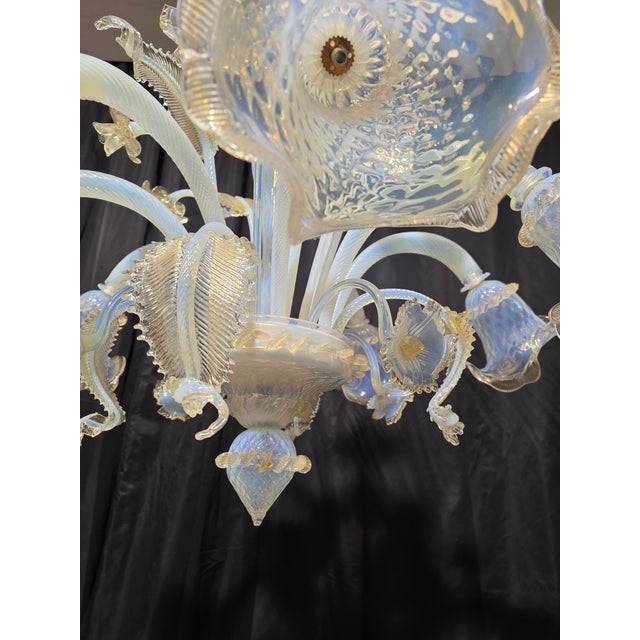 Vintage Murano Chandelier, 1980s For Sale - Image 6 of 10