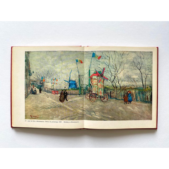 Various Artists Vincent Van Gogh Vintage 1975 First Edition Postimpressionist Lithograph Print Hardcover Modern Art Book For Sale - Image 4 of 18
