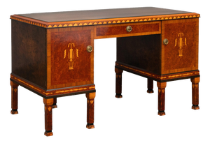 Art Nouveau Desk in Hardwood, Early 20th Century