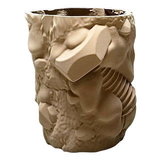 Large Sculptural Planter in Quartz Sand by Jacob Egeberg For Sale