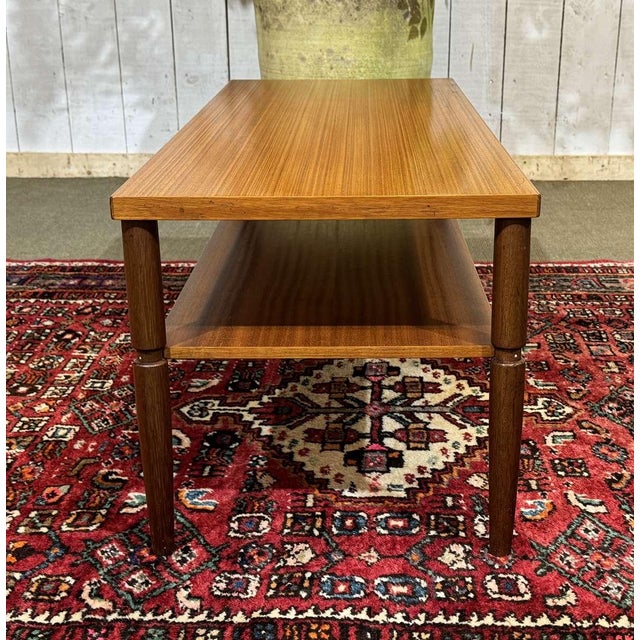 English Coffee Table, 1970s in Teak and Iroko For Sale - Image 5 of 10
