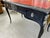 Louis XV Style Ebonized Desk With Red Tooled Leather Top For Sale - Image 4 of 12
