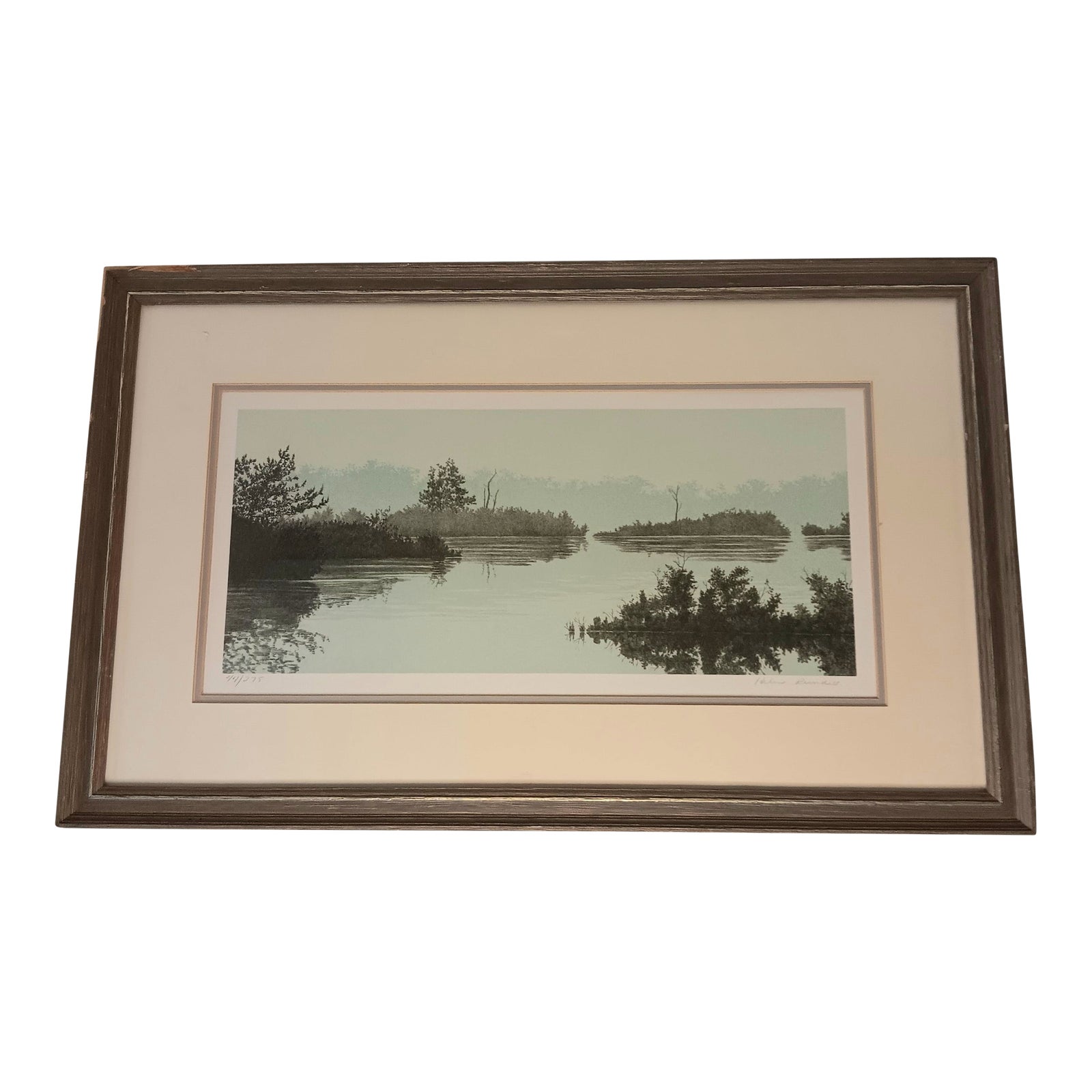 Late 20th Century Helen Rundell Morrow Lake Print.Signed and Numbered ...