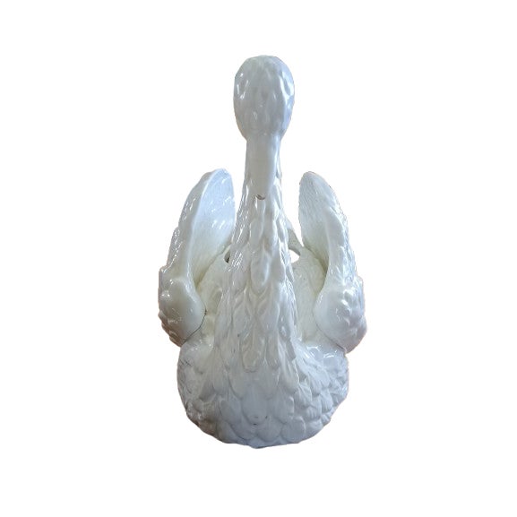 Mid-Century Modern 1960s Exclusively Made for Neiman Marcus Porcelain Swan Made in Spain For Sale - Image 3 of 6