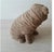 1986 Shar Pei Dog Sculpture Sandicast For Sale - Image 9 of 12
