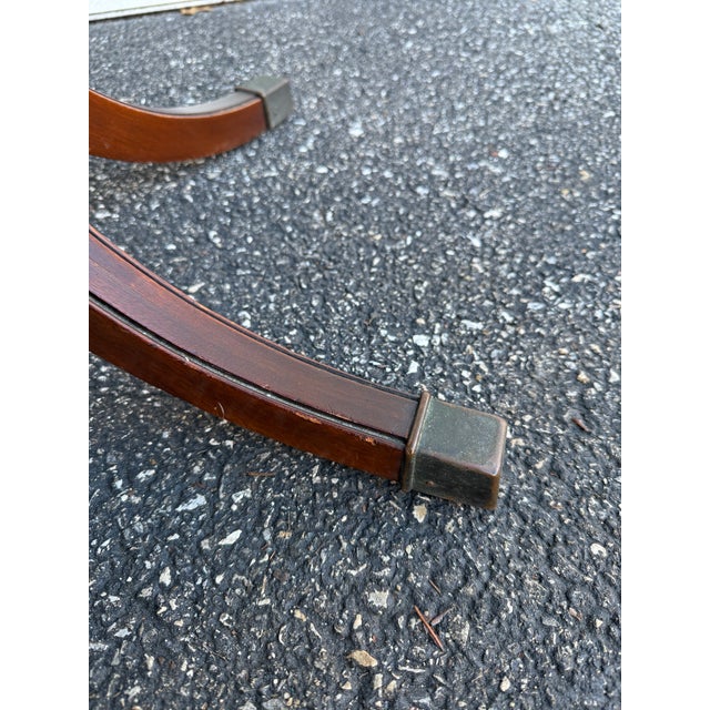 Antique Duncan Phyfe Style Flip Top Swivel Card / Game Table For Sale - Image 16 of 18