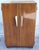 Brown Mid-Century German Two-Door Cabinet on Casters in Walnut, 1950s For Sale - Image 8 of 8