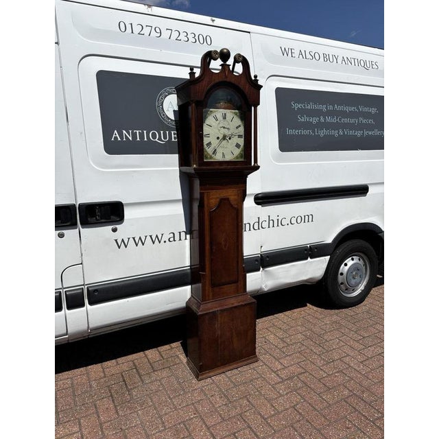 Wood Georgian 8 Day Longcase Clock, by Henry Blow, Lincoln For Sale - Image 7 of 15