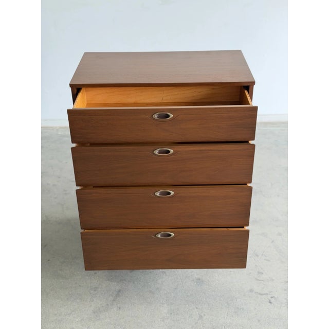 Brown 1960s Walnut Highboy Mainline by Hooker For Sale - Image 8 of 18