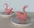 Pair of Pink Swan Ceramic Catchall Ring Dishes For Sale - Image 13 of 15