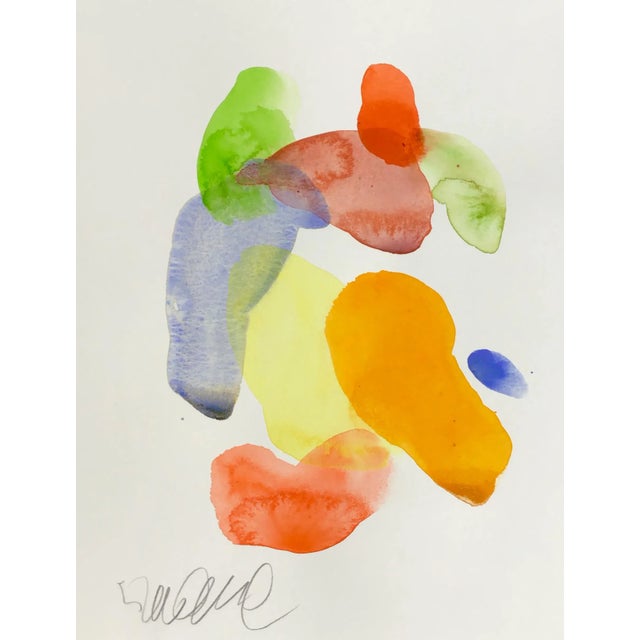 Abstract Galaxy C, Original Watercolor, 9x12” For Sale - Image 3 of 3