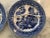 Chinoiserie 1940’s Willow Ware Grill Plates Made in Japan, a Set of 2 For Sale - Image 3 of 7