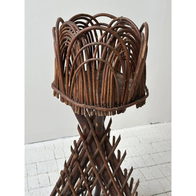 Antique Sculptural Rural Handicraft Bentwood Plant Stand, Circa Late 19th Century For Sale - Image 18 of 18