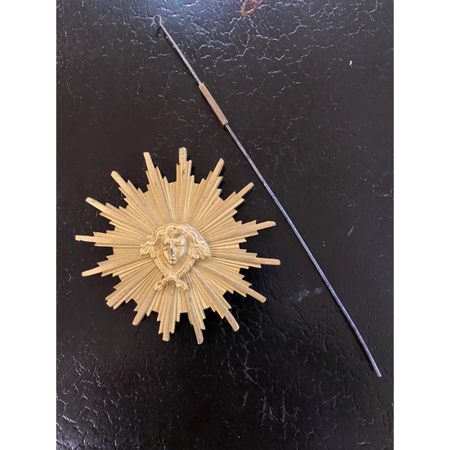 Elegant 19th Century French Empire Mantle Clock. Marble, patinated bronze and gilt with detailed carving and decoration....