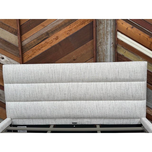 2020s Eastern King Size Interlude Home Channel Bed Frame For Sale - Image 5 of 12