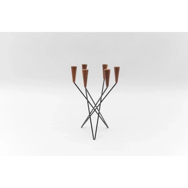 Good condition. Place for 6 candles.