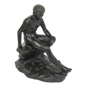 Grand Tour Patinated Bronze Figural Sculpture