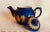 Exquisite c.1900 Dudson Bros "Dipped" Jasperware Teapot - Royal Cobalt With Hand-Applied Gold For Sale - Image 11 of 12
