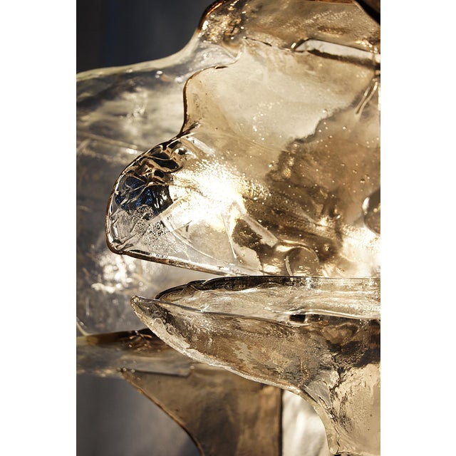 Italian Murano Glass Wall Lamps by Carlo Nason for Mazzega, 1970s, Set of 2 For Sale - Image 16 of 18