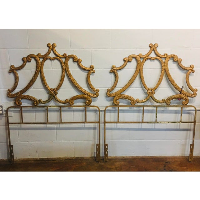 Hollywood Regency Twin Beds A Pair Chairish