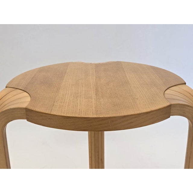 Artek Vintage Stool X600 by Alvar Aalto for Artek, Finland, 1960s For Sale - Image 4 of 9